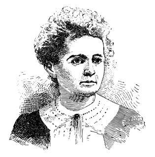 Illustrasjon av Marie Curie