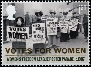 Women demanding the vote in 1907 on british AdobeStock silvio