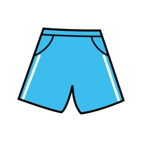 illustrasjon av en shorts