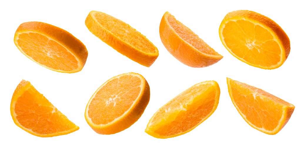 bilde av åtte appelsinbåter