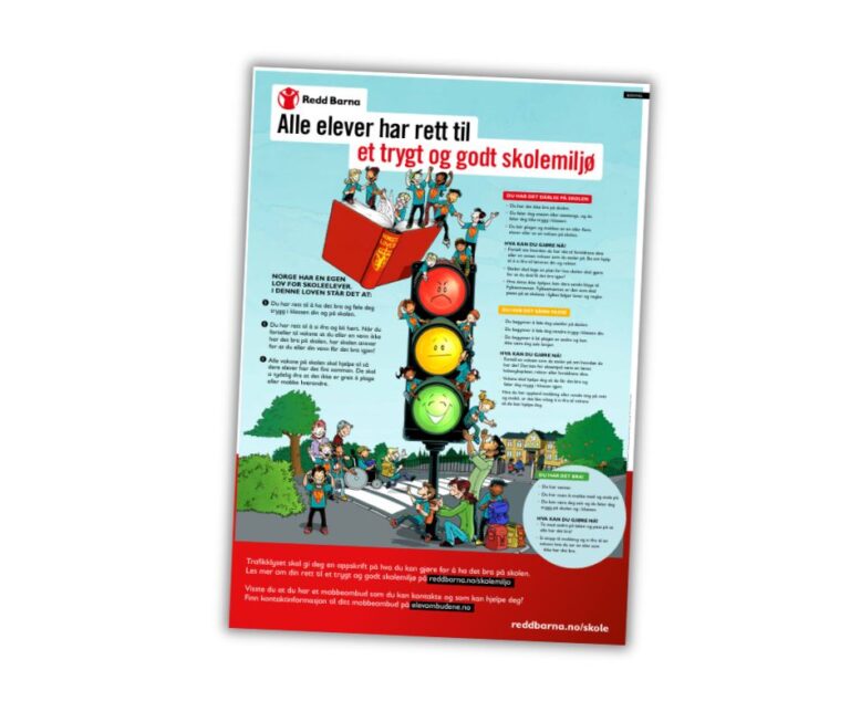 Plakat: Retten til trygt skolemiljø