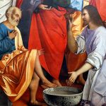 Bilde av Jesus som vasker føttene til disiplene