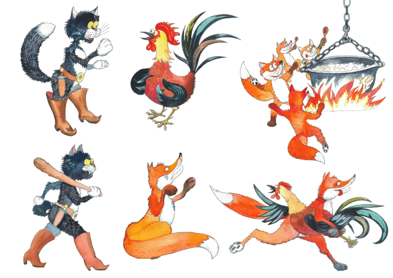 Tilleggsressurser//Hanen og katten