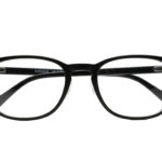 Fotografi av en svart brille